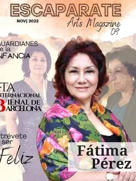 Portada de Escaparate Arts Magazine, número 09, con Fátima Pérez