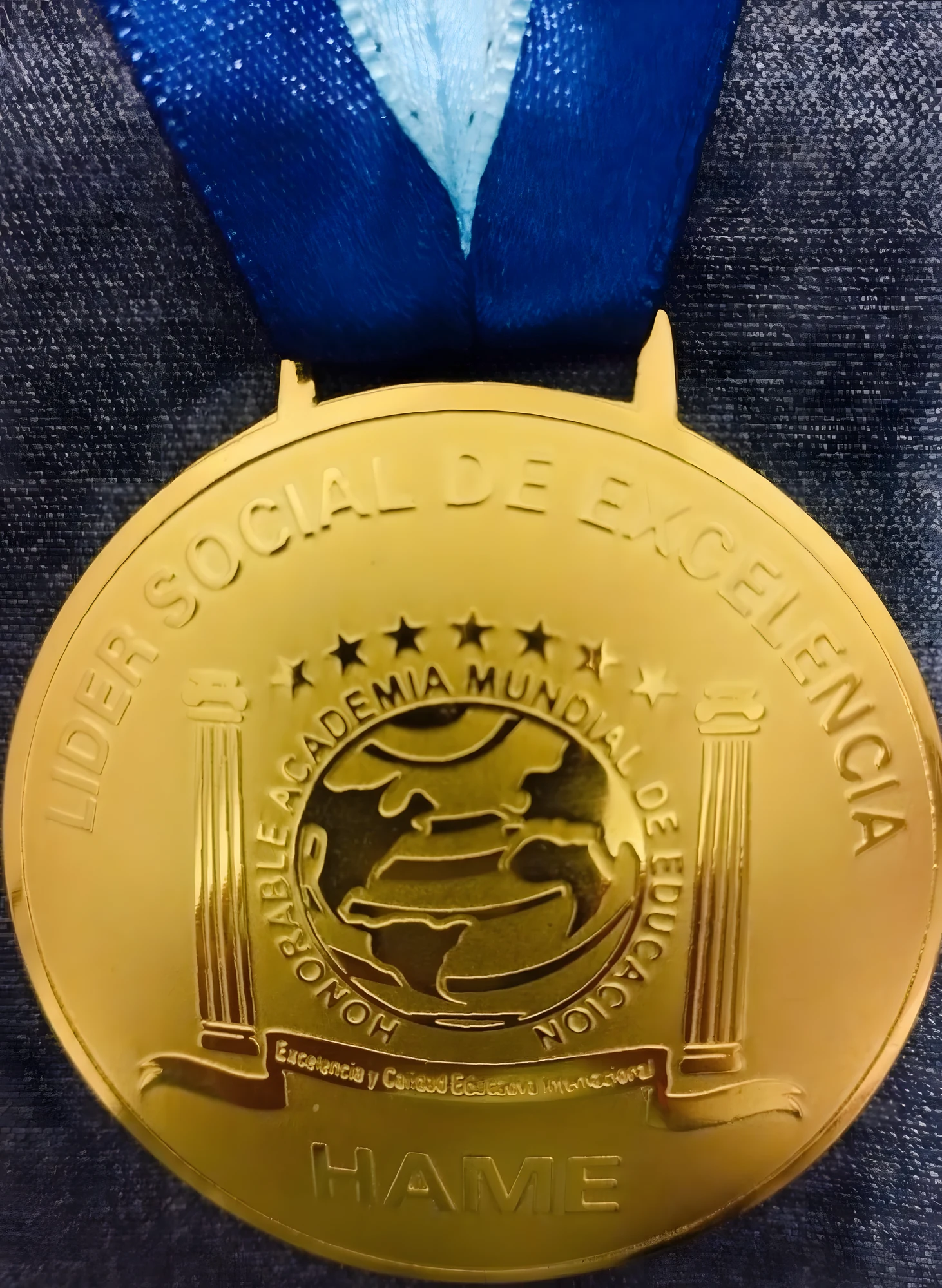 Medalla Líder Social de Excelencia. HAME